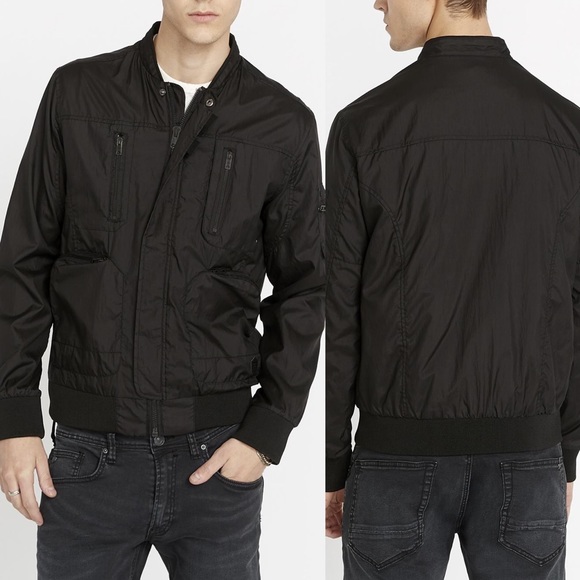 BUFFALO DAVID BITTON JOBRIAN BLACK NYLON JACKET XL NEW WITH TAG - Picture 1 of 6